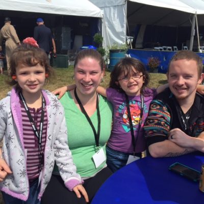 camp sunrise family at Airshow