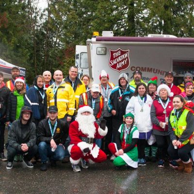 the volunteer team and SA