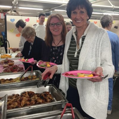 Thrift store volunteers
