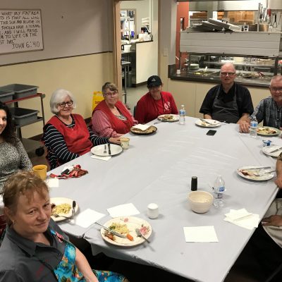 staff and volunteers