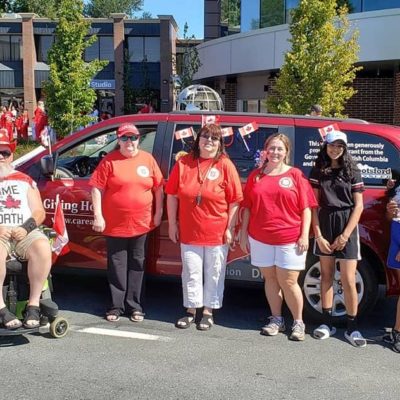 the red van and volunteers (2)