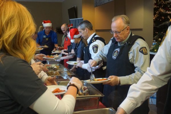 Police at buffet 4