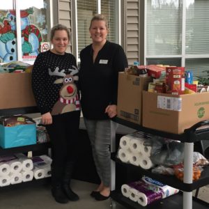 Chartwell Residence family hamper donation 2020