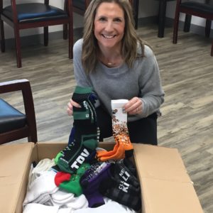 Colleen MEI sock donation Feb 2020